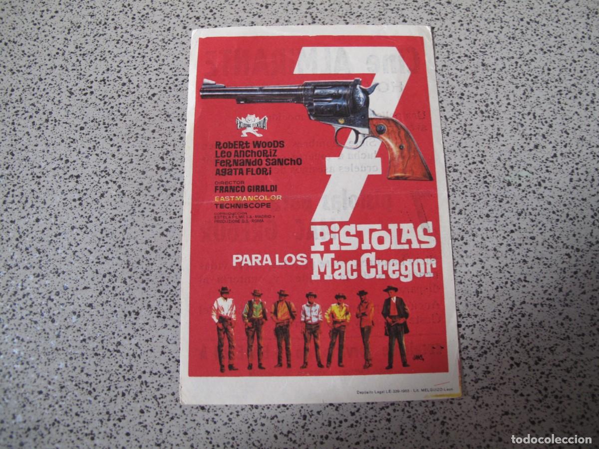 Cine: A100 PROGRAMA DE MANO ORIGINAL EL DE LA FOTO