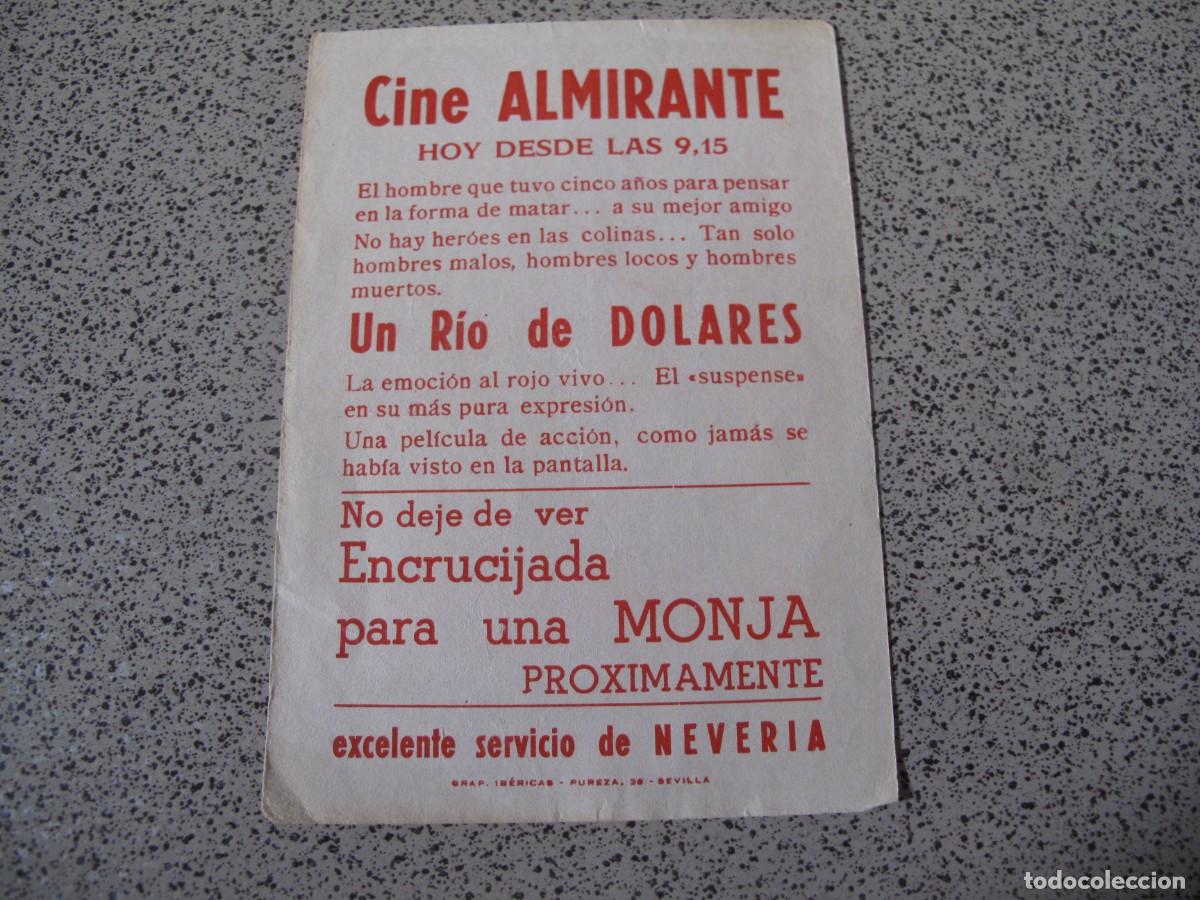 Cine: A101 PROGRAMA DE MANO ORIGINAL EL DE LA FOTO - Foto 2