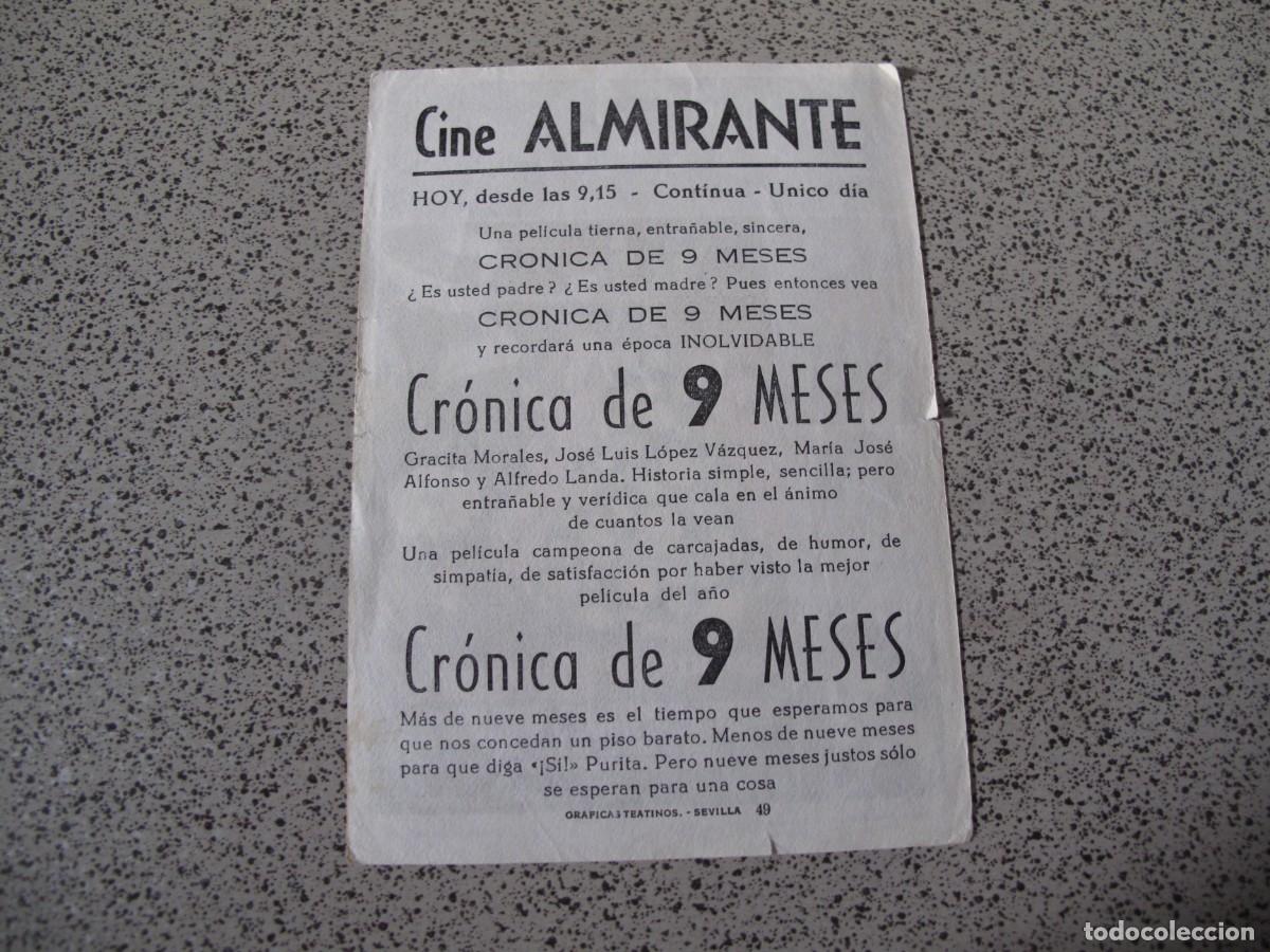 Cine: A103 PROGRAMA DE MANO ORIGINAL EL DE LA FOTO - Foto 2