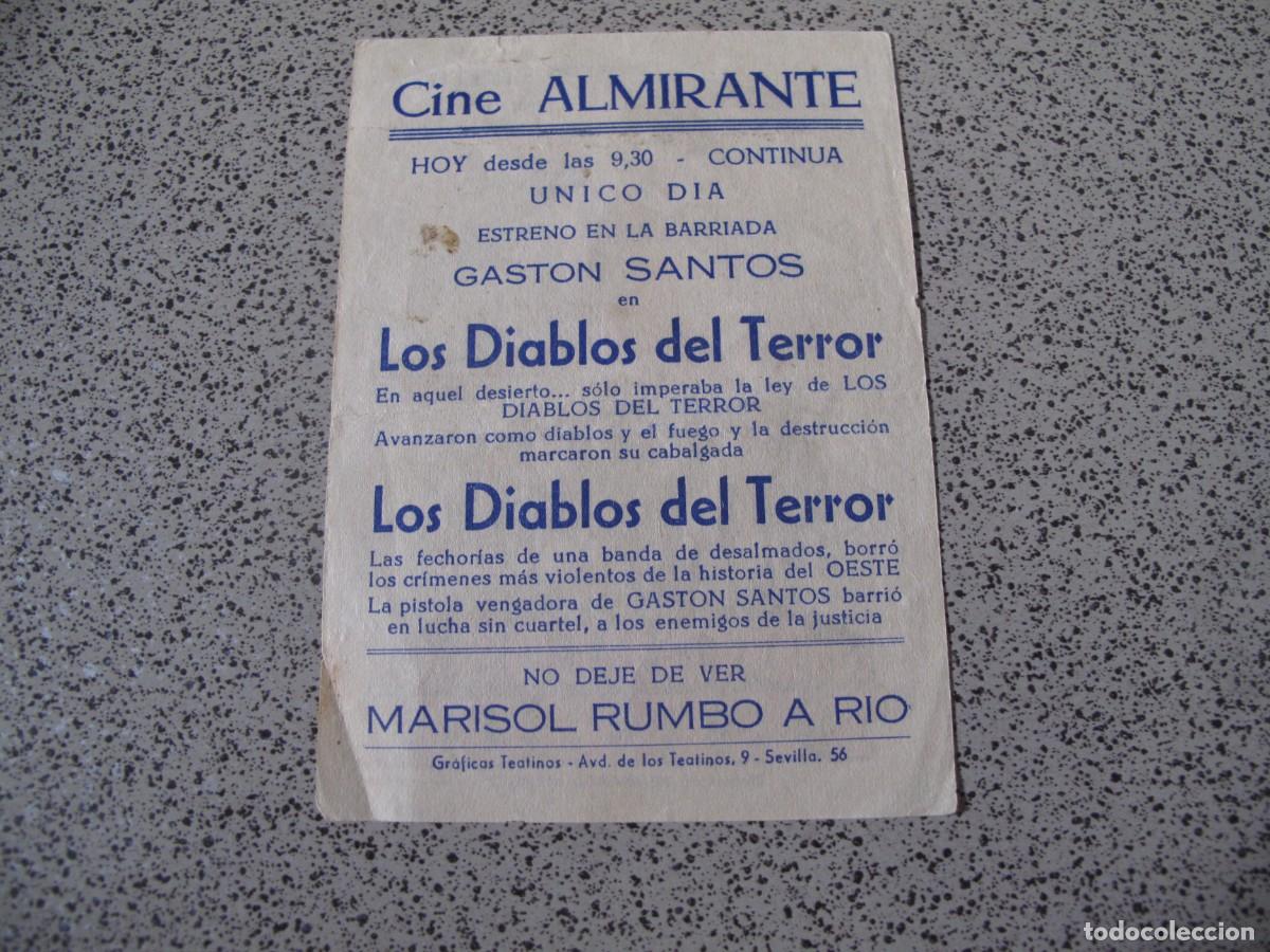 Cine: A110 PROGRAMA DE MANO ORIGINAL EL DE LA FOTO - Foto 2