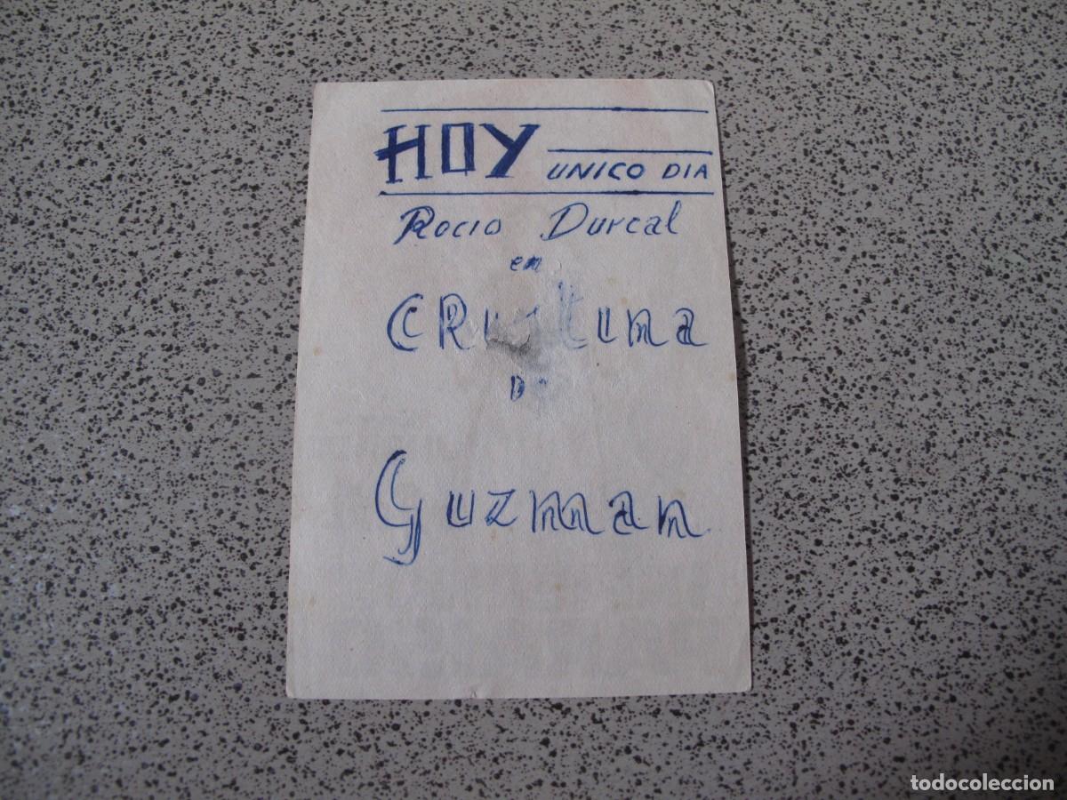 Cine: A1114 PROGRAMA DE MANO ORIGINAL EL DE LA FOTO - Foto 2