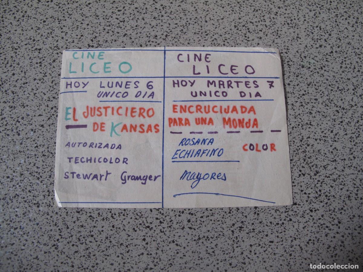 Cine: A115 PROGRAMA DE MANO ORIGINAL EL DE LA FOTO - Foto 2