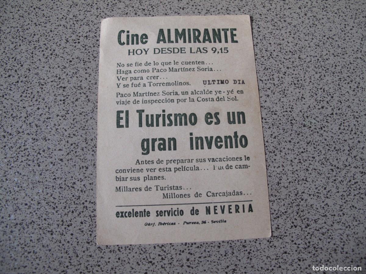 Cine: A120 PROGRAMA DE MANO ORIGINAL EL DE LA FOTO - Foto 2