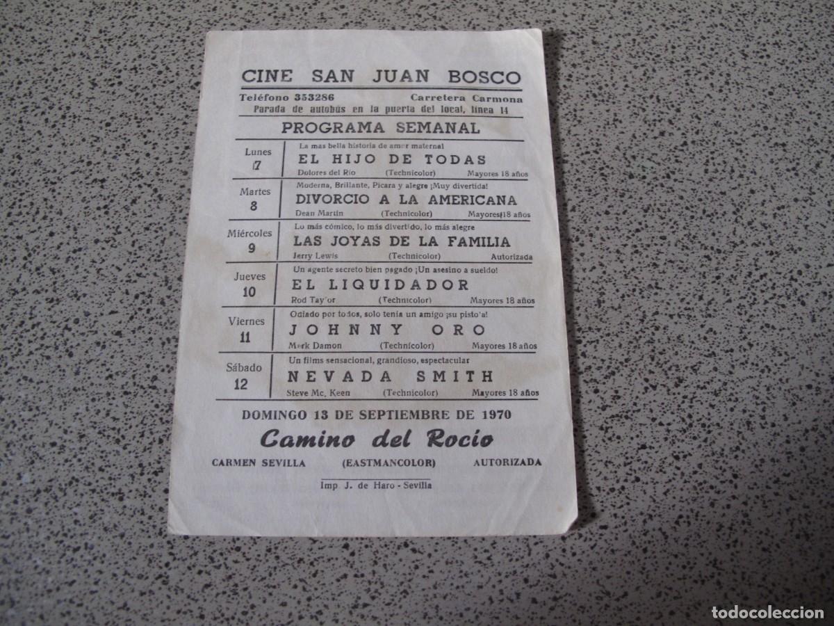 Cine: A122 PROGRAMA DE MANO ORIGINAL EL DE LA FOTO - Foto 2