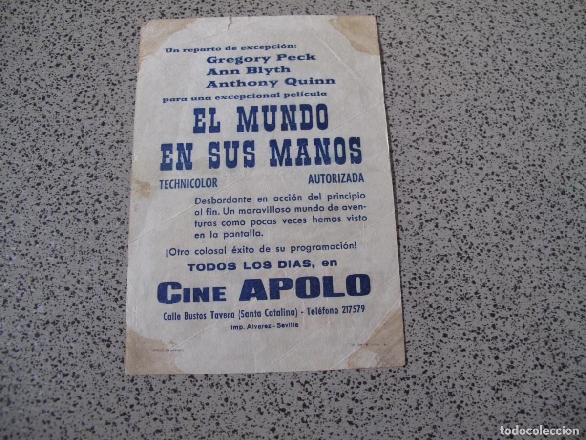 Cine: A123 PROGRAMA DE MANO ORIGINAL EL DE LA FOTO - Foto 2