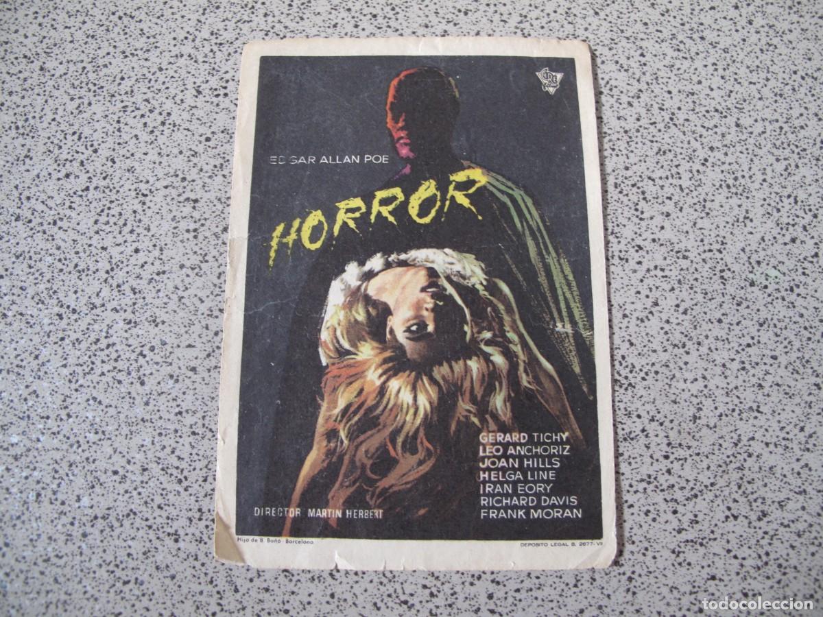 Cine: A127 PROGRAMA DE MANO ORIGINAL EL DE LA FOTO - Foto 1
