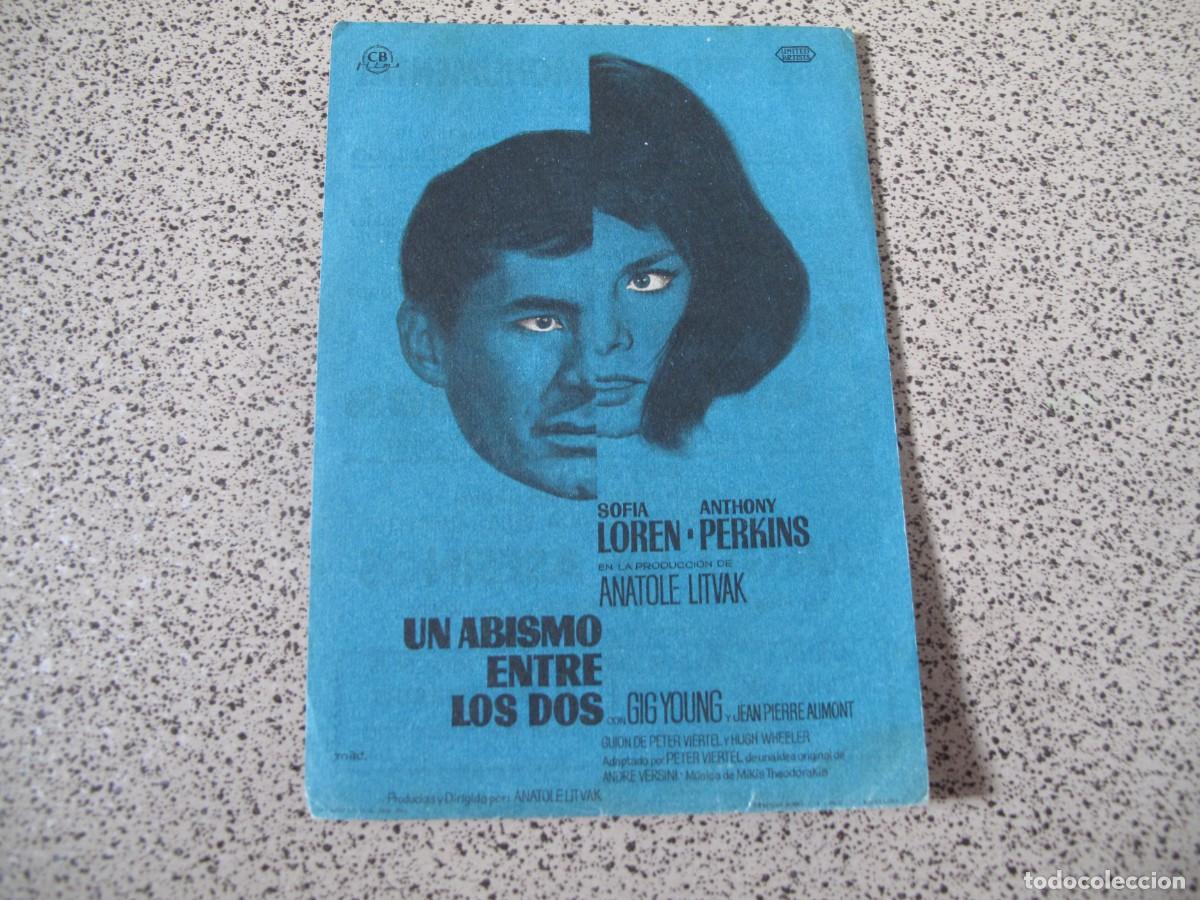 Cine: A142 PROGRAMA DE MANO ORIGINAL EL DE LA FOTO