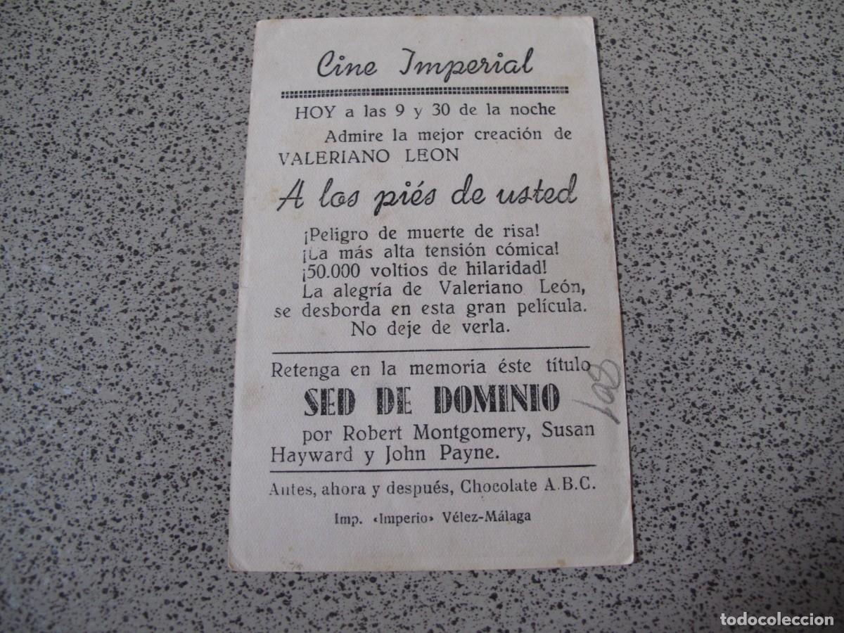Cine: A156 PROGRAMA DE MANO ORIGINAL EL DE LA FOTO - Foto 2