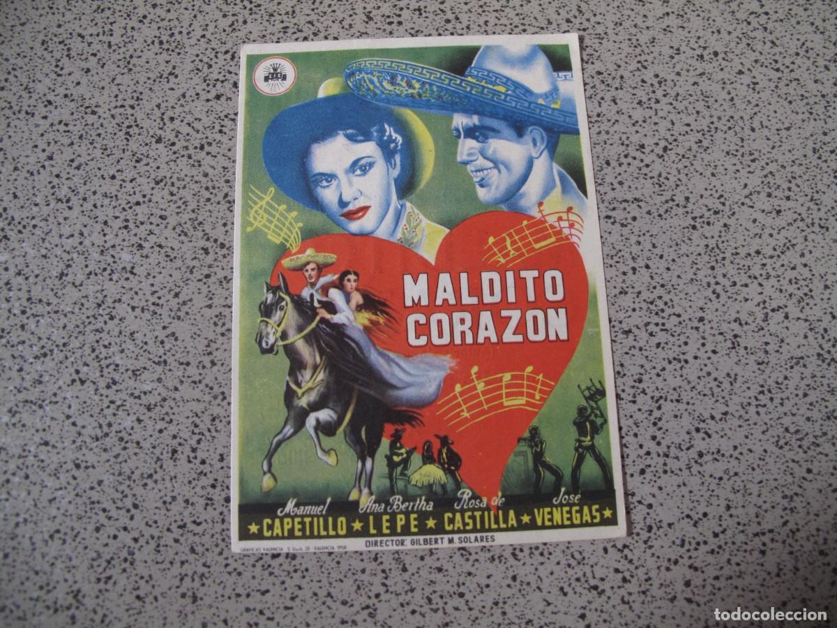 Cine: A160 PROGRAMA DE MANO ORIGINAL EL DE LA FOTO