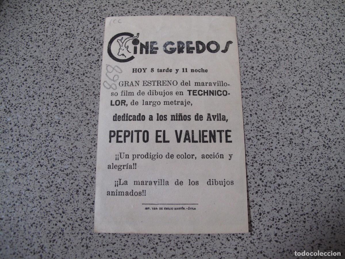 Cine: A167 PROGRAMA DE MANO ORIGINAL EL DE LA FOTO - Foto 2
