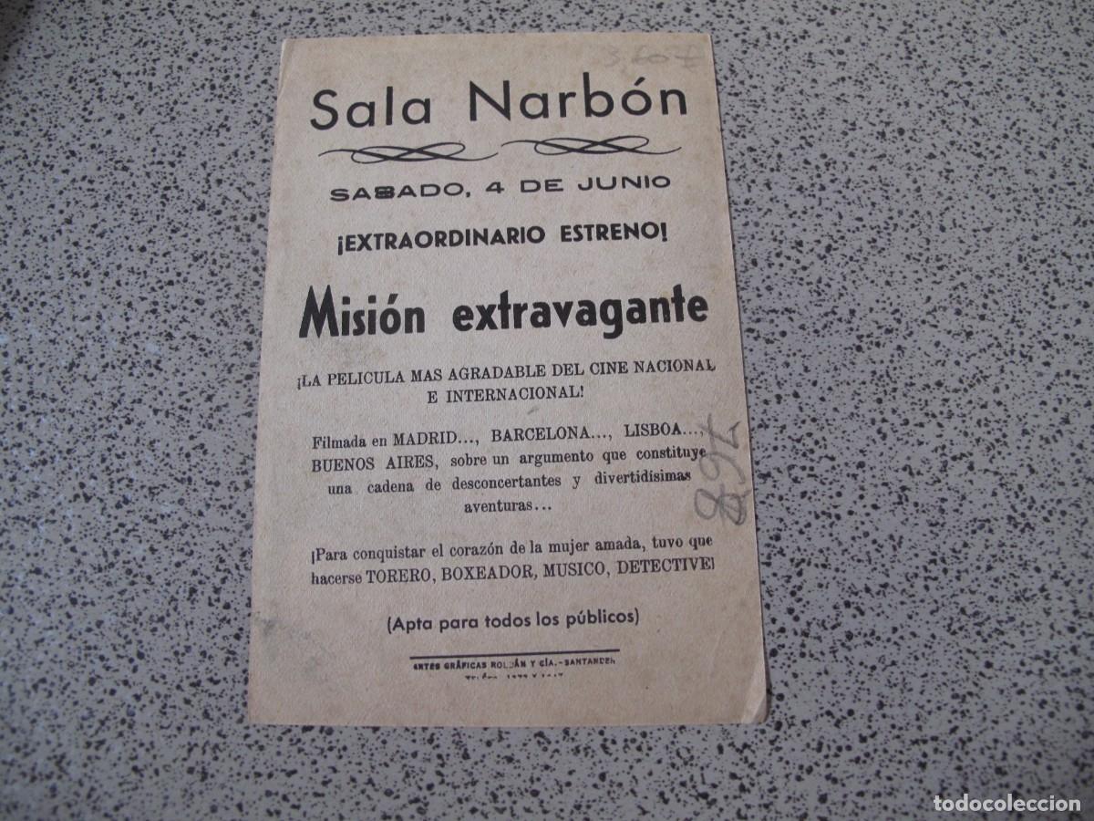 Cine: A173 PROGRAMA DE MANO ORIGINAL EL DE LA FOTO - Foto 2