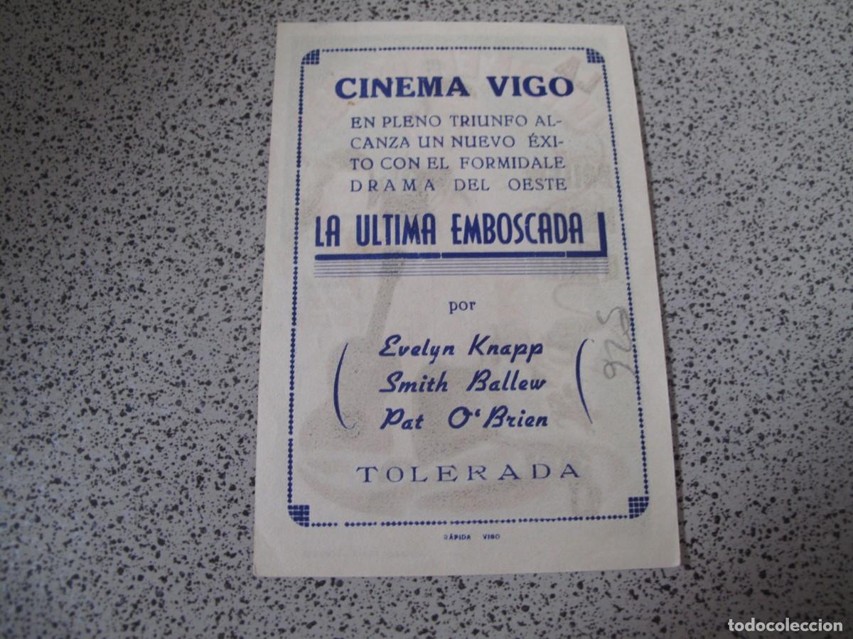 Cine: A190 PROGRAMA DE MANO ORIGINAL EL DE LA FOTO - Foto 2