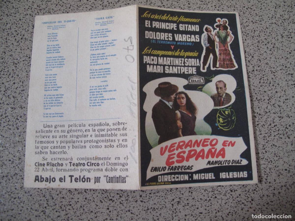 Cine: A206 PROGRAMA DE MANO ORIGINAL EL DE LA FOTO - Foto 1