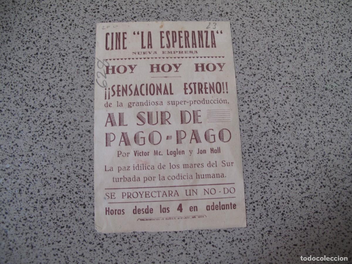 Cine: A214 PROGRAMA DE MANO ORIGINAL EL DE LA FOTO - Foto 2