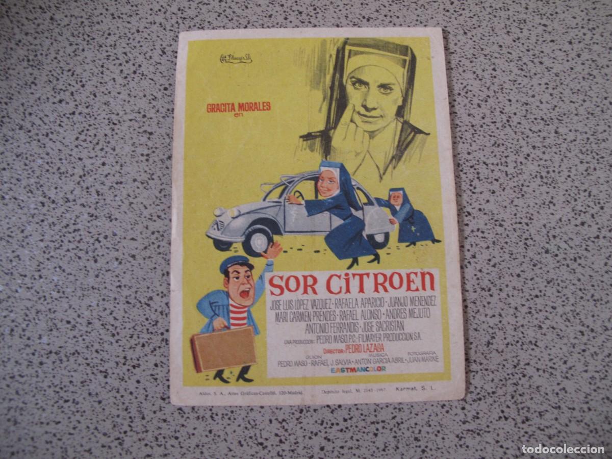  Flyers Publicitaires de films Anciens: A232 PROGRAMA DE MANO ORIGINAL EL DE LA FOTO