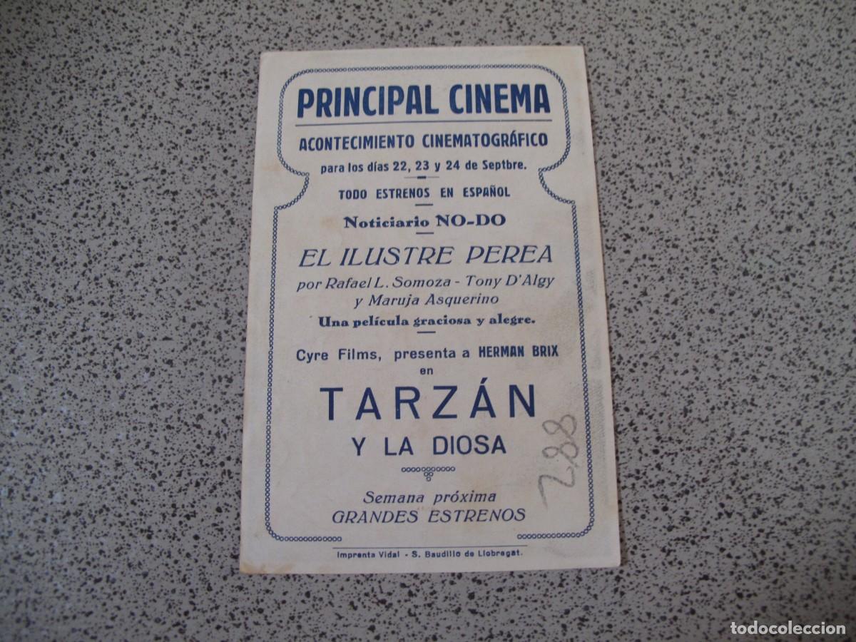Cine: A249 PROGRAMA DE MANO ORIGINAL EL DE LA FOTO - Foto 2