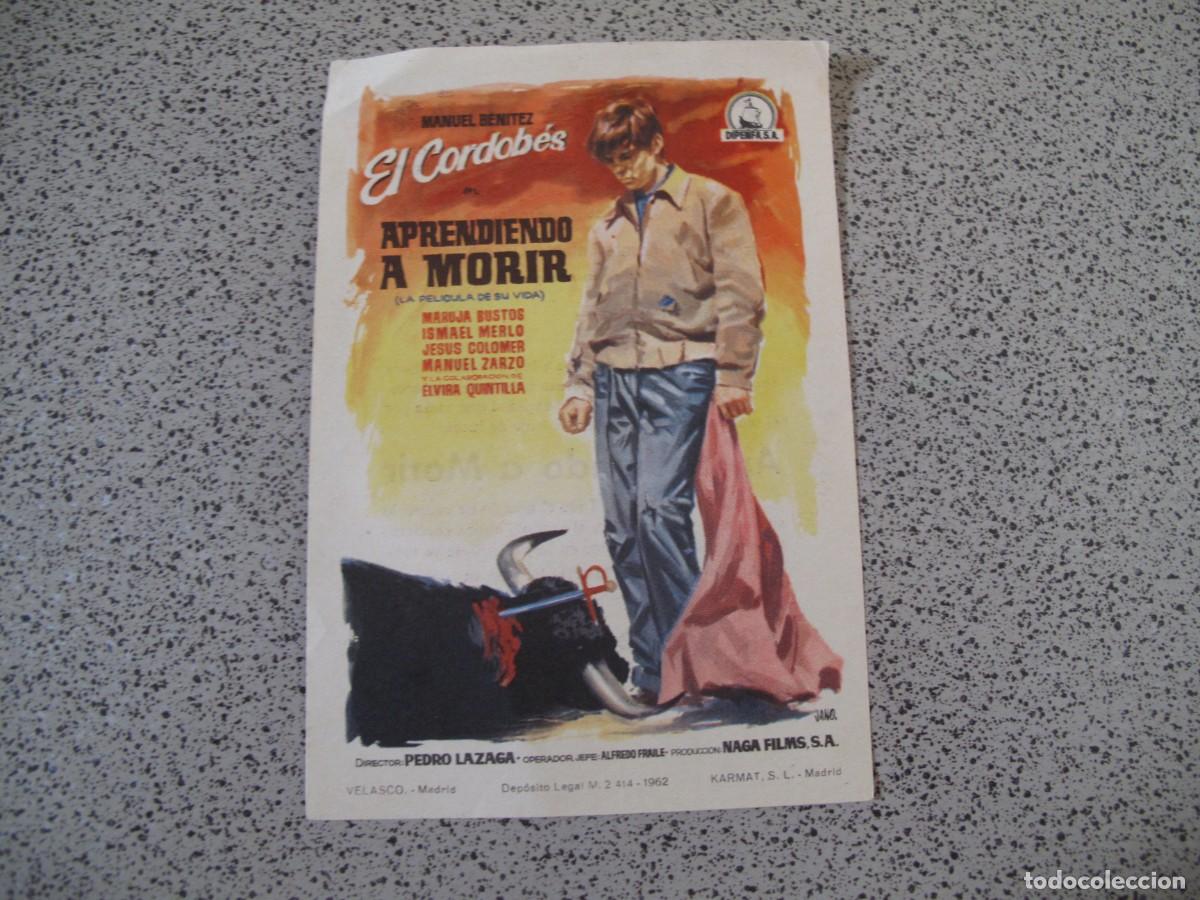  Flyers Publicitaires de films Anciens: A258 PROGRAMA DE MANO ORIGINAL EL DE LA FOTO