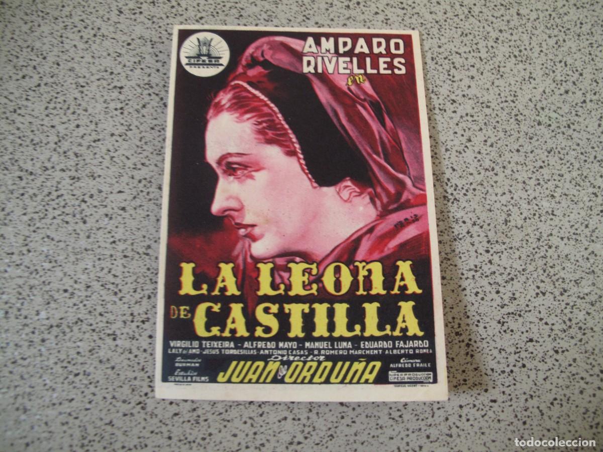  Flyers Publicitaires de films Anciens: A266 PROGRAMA DE MANO ORIGINAL EL DE LA FOTO