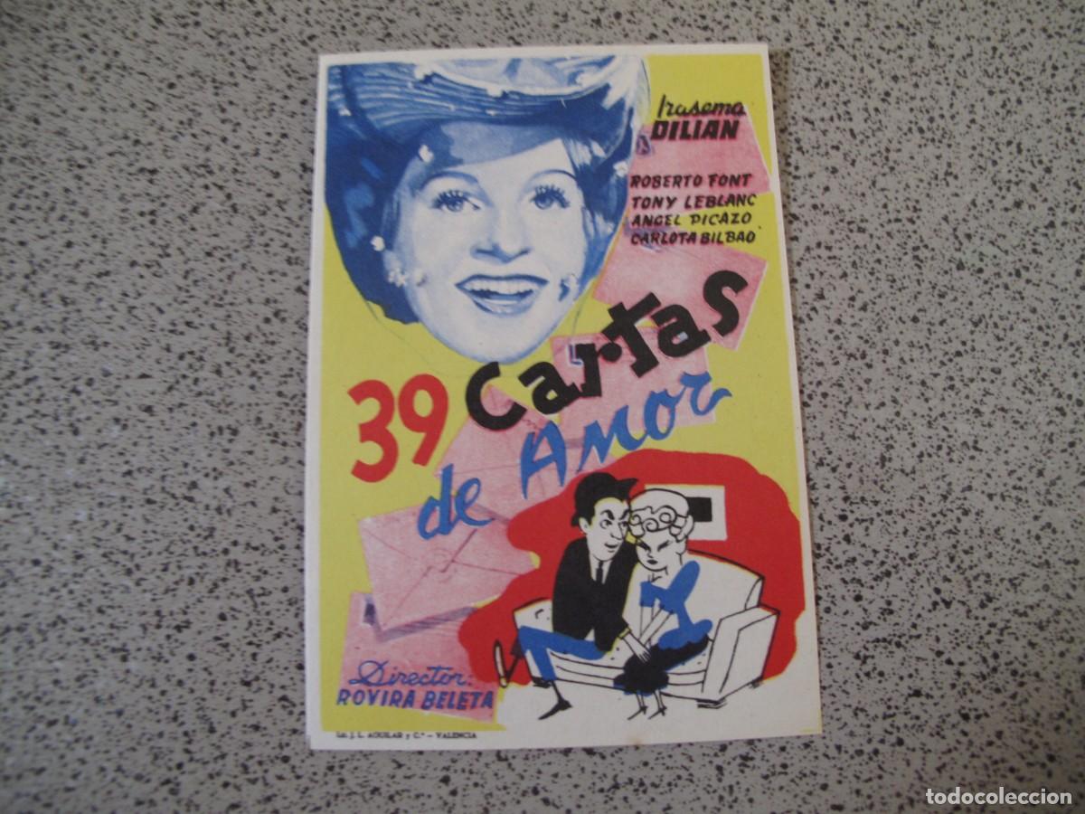  Flyers Publicitaires de films Anciens: A269 PROGRAMA DE MANO ORIGINAL EL DE LA FOTO