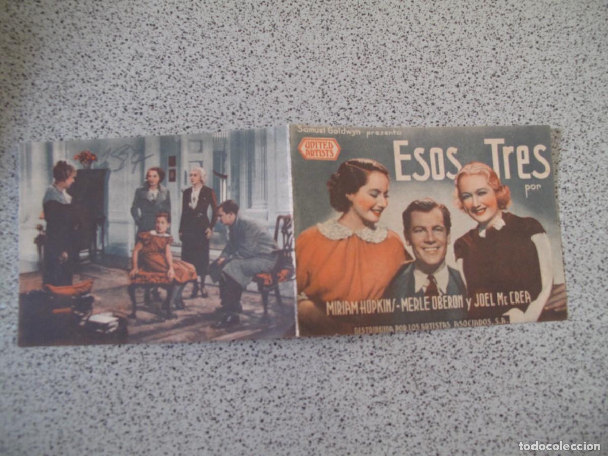  Flyers Publicitaires de films Anciens: A270 PROGRAMA DE MANO ORIGINAL EL DE LA FOTO
