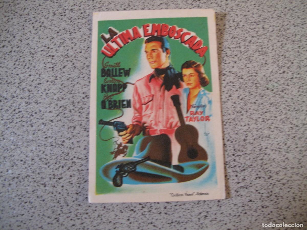 Cine: A298 PROGRAMA DE MANO ORIGINAL EL DE LA FOTO