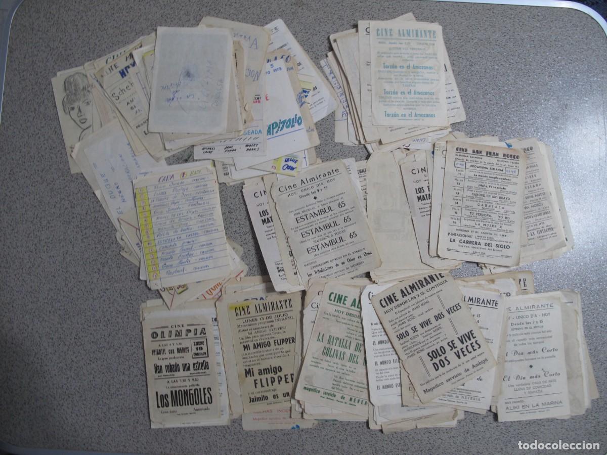 Cine: LOTE DE 300 PROGRAMA DE MANO ORIGINALES LOS DE LA FOTO - Foto 2