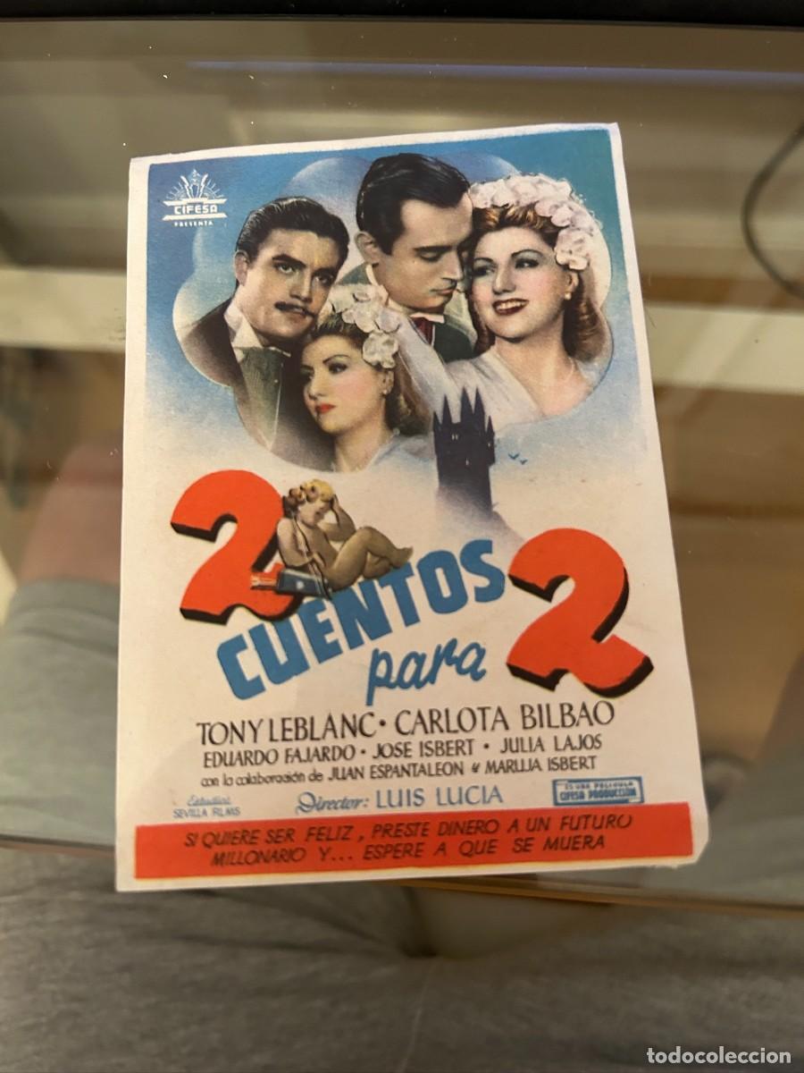 Cine: &ordm;2 cuentos para 2 sin publicidad buen estado