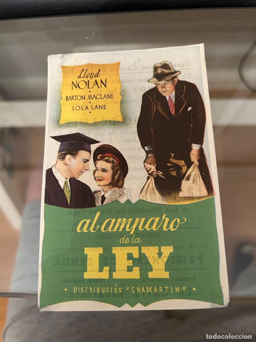Cine: &ordm;37 al amparo de la ley cine verano campo es cos INCA buen estado con publicidad