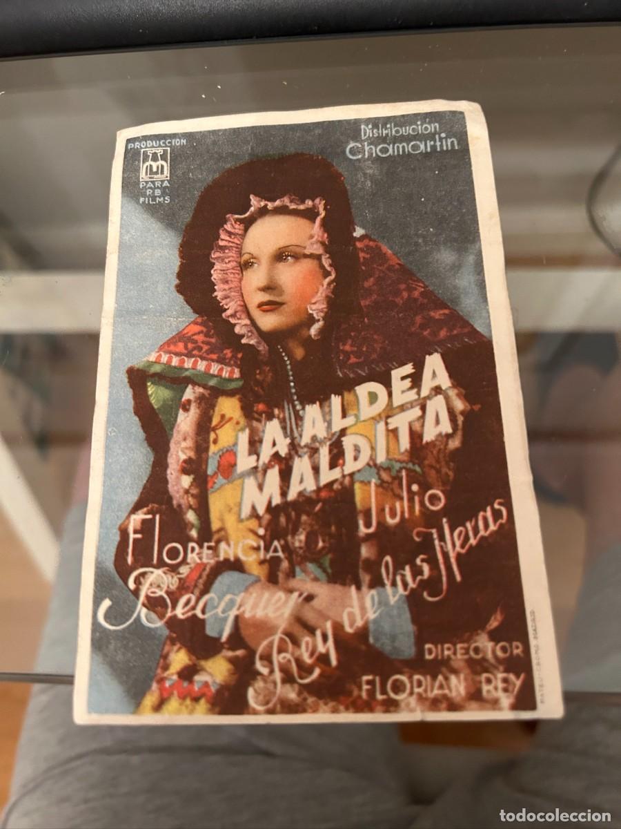 Cine: &ordm;52 LA ALDEA MALDITA COLISEO ALBIA BILBAO CON PUBLICIDAD BUEN ESTADO