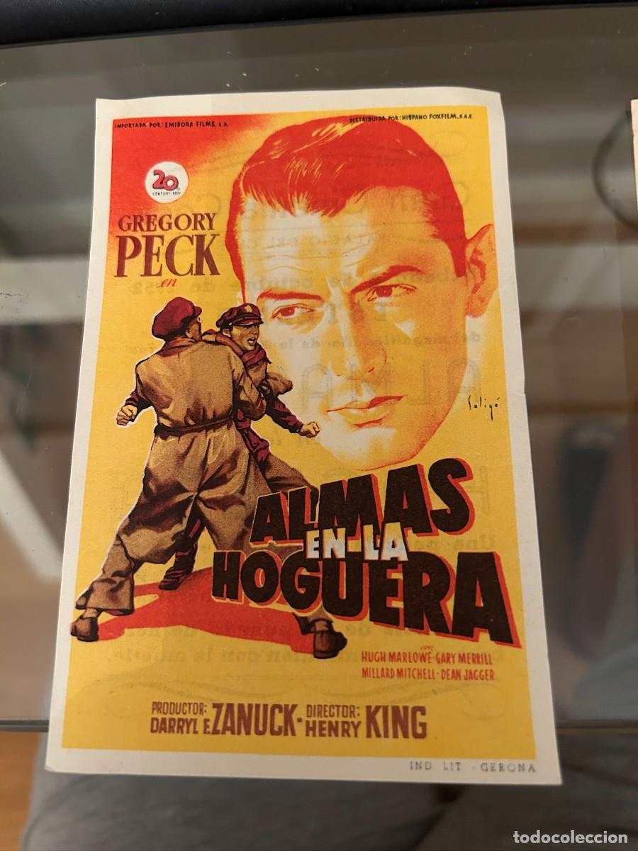 Cine: &ordm;63 ALMAS EN LA HOGUERA GRAN CINEMA COCA VALLADOLID NUEVO CON PUBLICIDAD