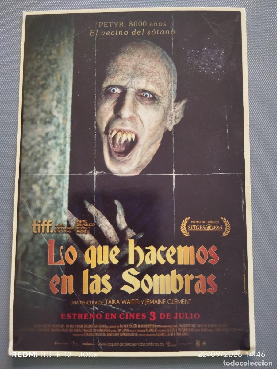 Cine: Cartel&oacute;n de cine - loque hacemos en las sombras (654)