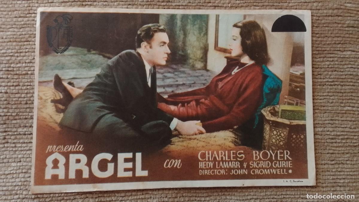 Cine: PROGRAMA DE CINE. ARGEL. CHARLES BOYER. 1944. OLYMPIA CINEMA. DE MANO.
