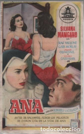 Cine: PROGRAMA DE CINE: ANA PC-11710