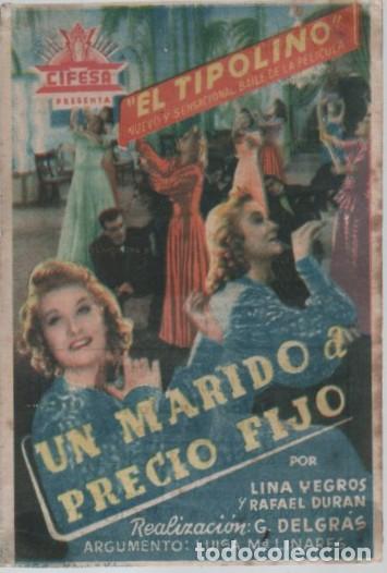 Cine: PROGRAMA DE CINE: UN MARIDO A PRECIO FIJO PC-11712 - Foto 1