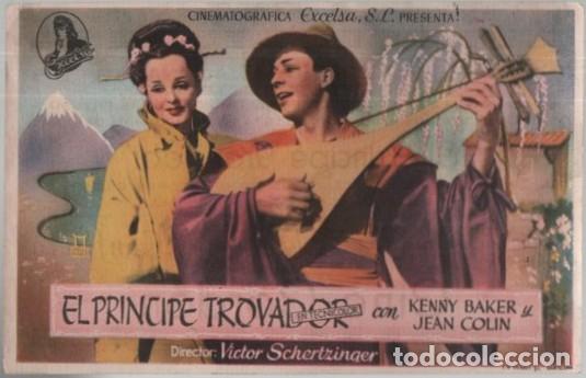 Cine: PROGRAMA DE CINE: EL PRINCIPE TROVADOR PC-11719