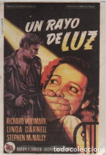 Cine: PROGRAMA DE CINE: UN RAYO DE LUZ PC-11720