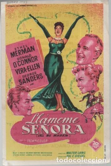 Cine: PROGRAMA DE CINE: LL&Aacute;MEME SE&Ntilde;ORA PC-11727 - Foto 1