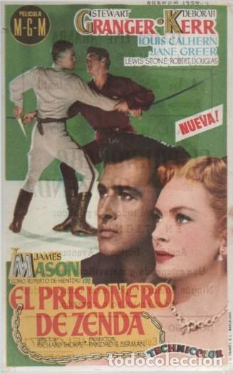 Cine: PROGRAMA DE CINE: EL PRISIONERO DE ZENDA PC-11728