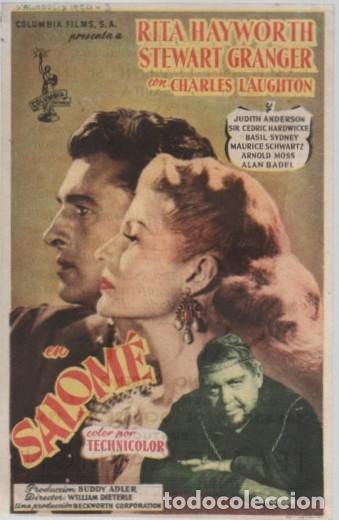 Cine: PROGRAMA DE CINE: SALOM&Eacute; PC-11732