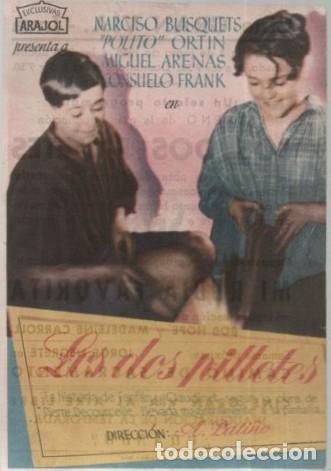 Cine: PROGRAMA DE CINE: LOS DOS PILLETES PC-11733