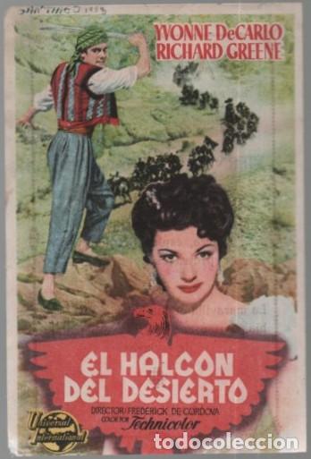 Cine: PROGRAMA DE CINE: EL HALCON DEL DESIERTO PC-11748