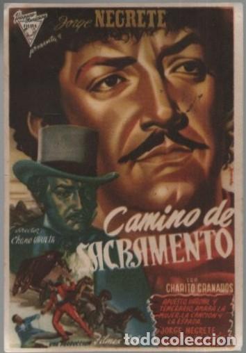 Cine: PROGRAMA DE CINE: CAMINO DE SACRAMENTO PC-11754