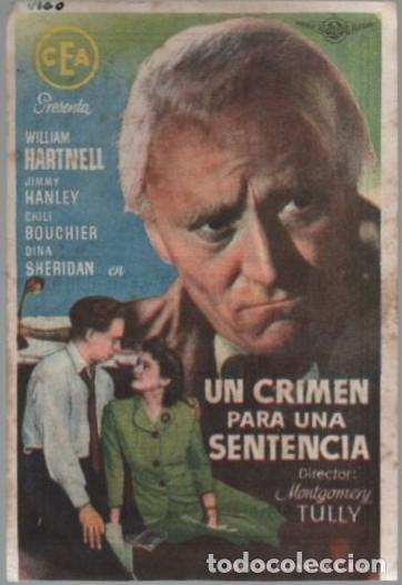 Cine: PROGRAMA DE CINE: UN CRIMEN PARA UNA SENTENCIA PC-11755
