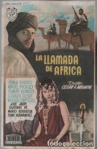 Cine: PROGRAMA DE CINE: LA LLAMADA DE AFRICA PC-11759 - Foto 1