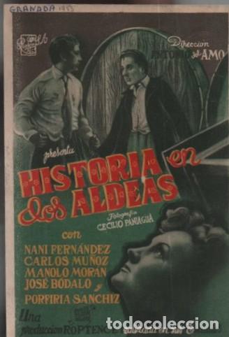 Cine: PROGRAMA DE CINE: HISTORIA EN DOS ALDEAS PC-11760 - Foto 1