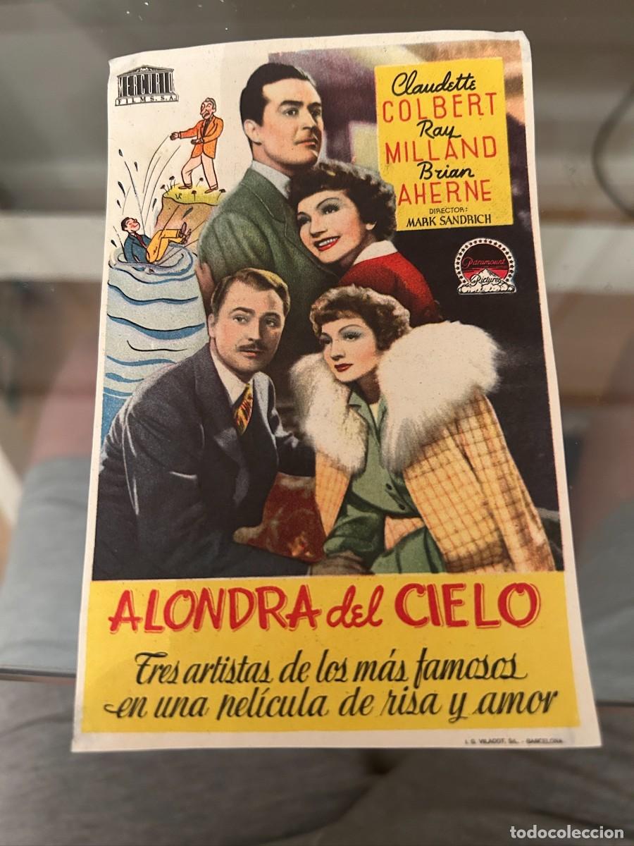 Cine: &ordm;69 ALONDRA DEL CIELO SIN PUBLICIDAD BUEN ESTADO