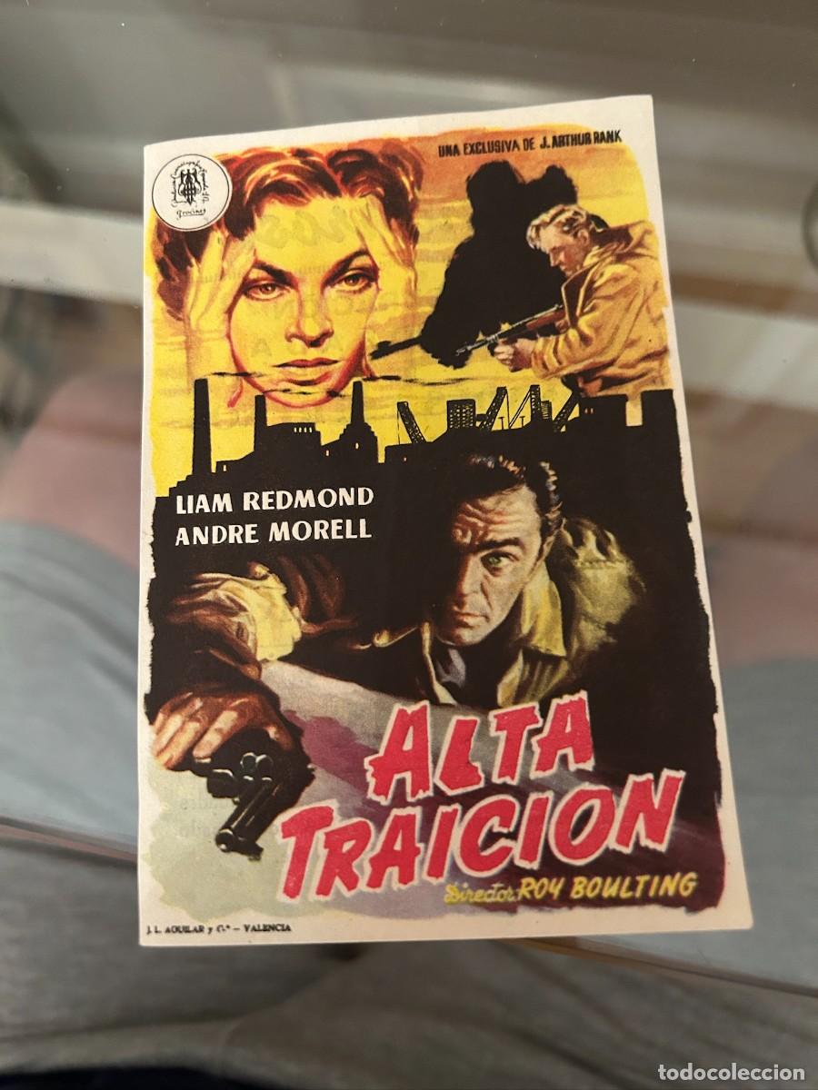 Cine: &ordm;75 ALTA TRAICION CINE MONTERROSA REUS CON PUBLICIDAD BUEN ESTADO