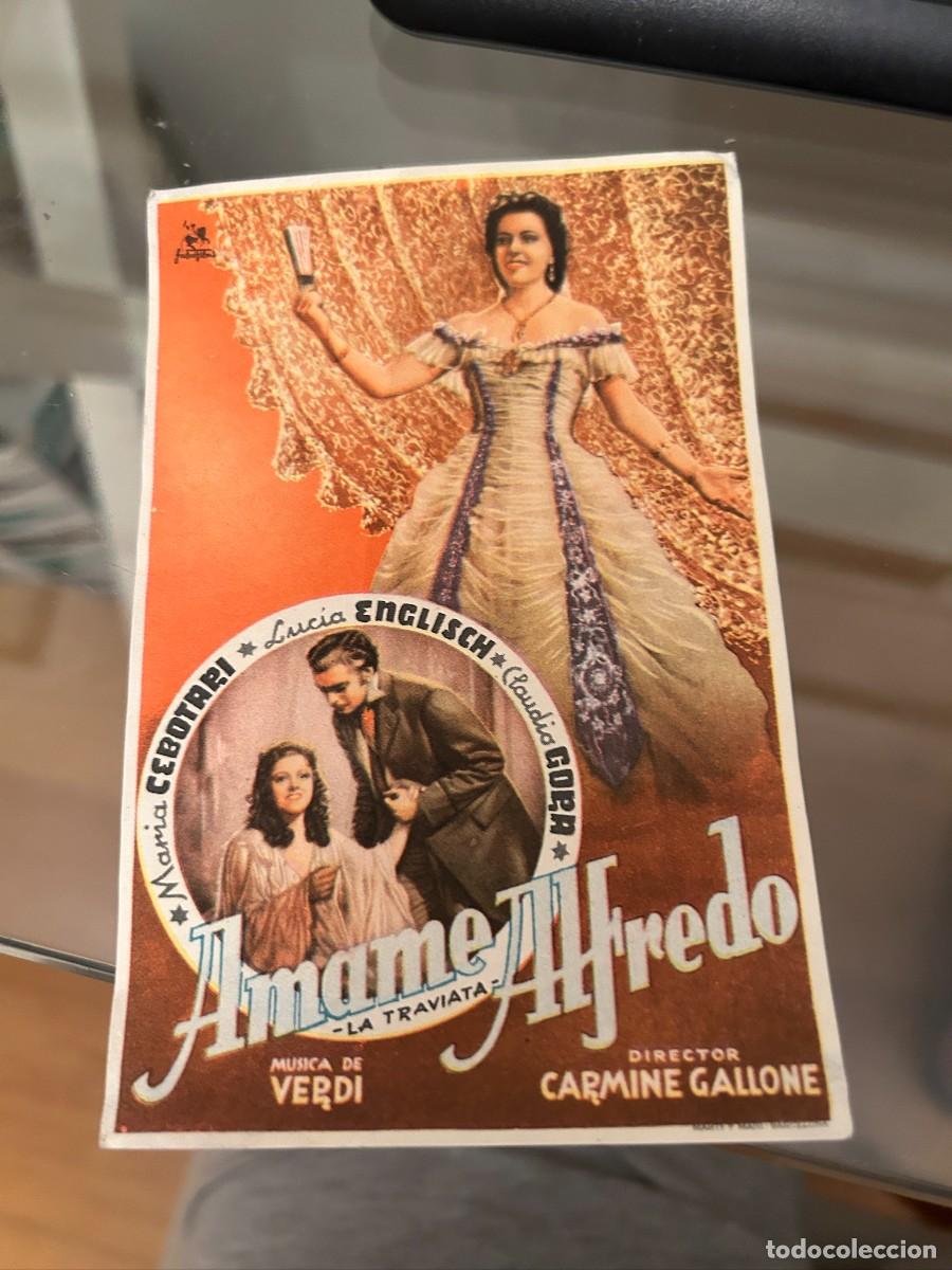 Cine: &ordm;76 AMAME ALFREDO SIN PUBLICIDAD BUEN ESTADO