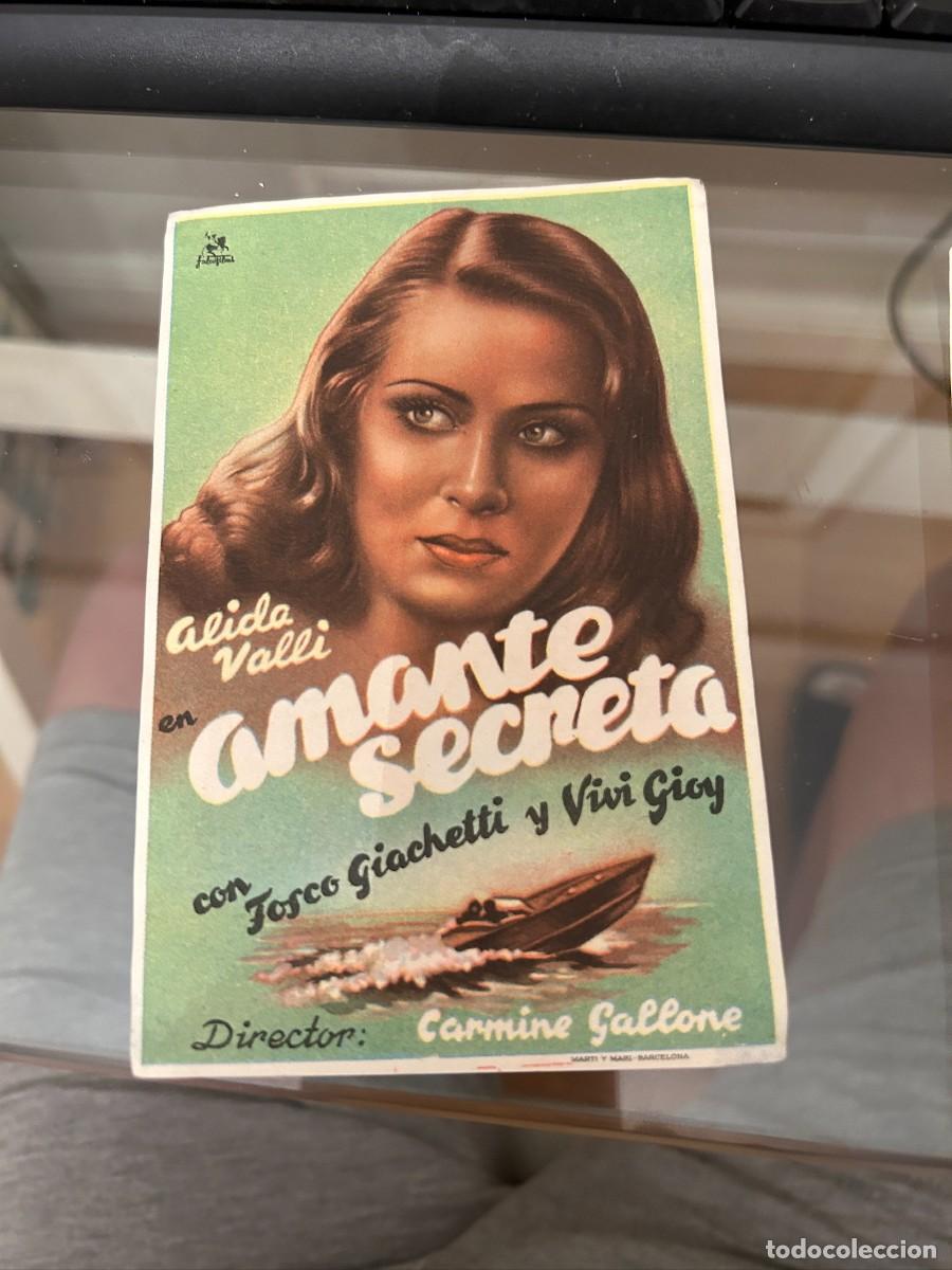 Cine: &ordm;77 AMANTE SECRETA SIN PUBLICIDAD BUEN ESTADO