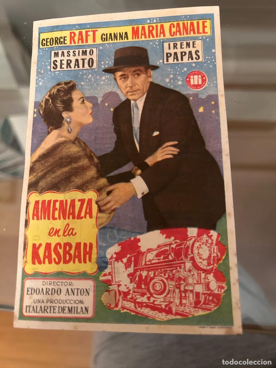 Cine: &ordm;AMENAZA EN LA KASBAH CINE AVENIDA REUS CON PUBLICIDAD BUEN ESTADO